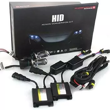 TKS Premium HID Kit H4 с реле 55 Вт Высококачественный совместимый с осмотром транспортного средства [H4 Hi/Lo] [6000K] TK-HID7