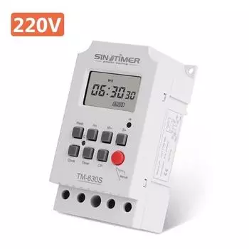 TM630S-2 220 В 7 дней еженедельно цифровой электронный контроллер таймера освещения