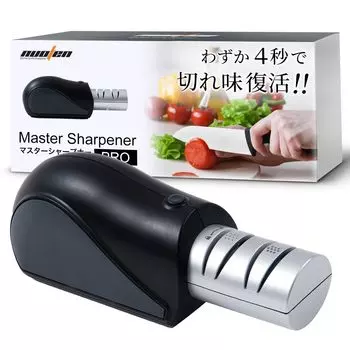 Точильный станок Master Sharpener Pro Просто пропустите его через паз 4 Электрическая беспроводная точилка Заточка ножей Заточка ножей Полировка чёрный