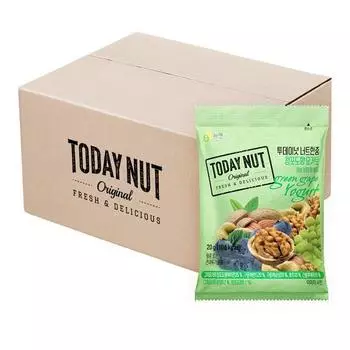 Today Nut Nut Handful Green Grape Yogurt Nut Gift Set, 20g, 50 pieces, Korean nuts