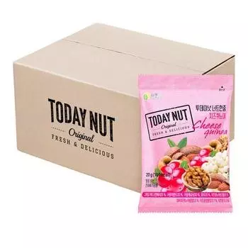 Today Nuts Nut Cheese Киноа, 20 г, 50 шт., корейские орехи