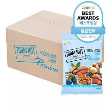 Today Nuts Nut Handful Premium Mixed Nuts, 20 г, 50 шт., корейские орехи