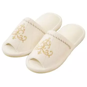 Toilet Slippers NYNAS Romance Shell Ivory Free Size [Senko]
