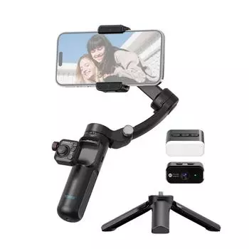 TOKQI M02 AI Kit Ручной 3-осевой стабилизатор подвеса для телефона Vlog Gimbal Anti-Shake AI Tracking M02