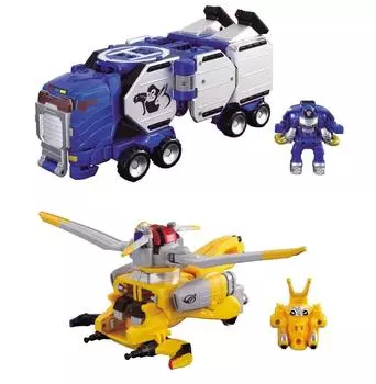 Tokumei Sentai Buster Machine Gorilla Rabbit Set Go-Busters GT-02 и RH-03