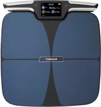 tokuyo sensor body composition meter Body age Weight scale Visceral fat Healthcare Fat percentage Muscle percentage Basal metabolism Skeletal muscle