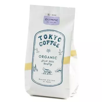 TOKYO COFFEE Средняя обжарка Органический кофе в зернах Olympic Blend City Roast Tokyo Olympic Blend Кофейные зерна (как 400г)