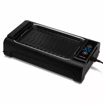 Tokyo Deco Hot Plate Smoke Grill Yakiniku Plate Black Touch Panel is sucked in by a powerful Smokeless Roaster Smoke Grill Smokeless Temperature