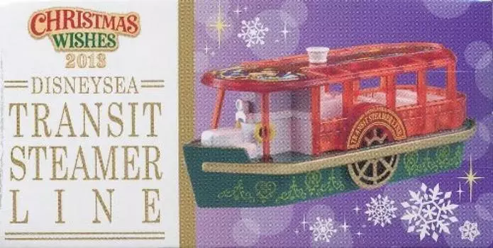 [Tokyo DisneySea 2013 [Christmas] Transit Steamer Line Tomica] TDS Christmas Transit Steamer Line Tomica
