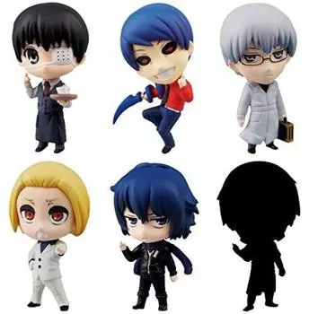 Tokyo Ghoul SD Figure Swing Collection Vol.2 Все 6 типов наборов Aoshima Bunka Kyozai Gachapon