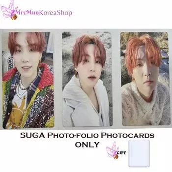 ТОЛЬКО фотокарточки BTS Suga Photo-folio