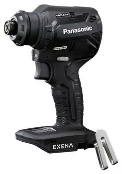 Только корпус дрели-шуруповерта Panasonic, совместимая с EXENA, перезаряжаемая, совместимая с ATTACH8, автоматическое переключение, компактная дрель-электродрель черного цвета чёрный