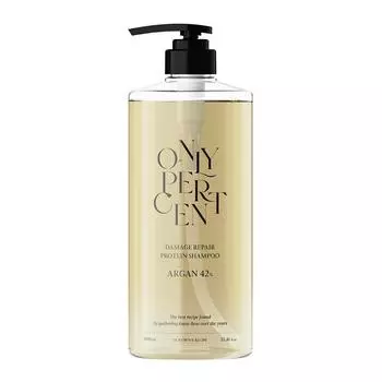 Только Percent Argan 42 Шампунь с экстремально вредным протеином, 1 л, 1 шт.