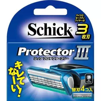 Толстая защита Chic Protector, 3 сменных лезвия, 4 шт. в упаковке