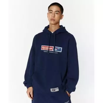 ТОЛСТОВКА REEBOK WARM UP ТЕМНО-СИНЯЯ M