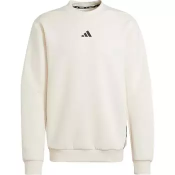 Толстовка Adidas Aeroready FW24 Training Series Crew, мужская толстовка Wonder-White JJ4644 S