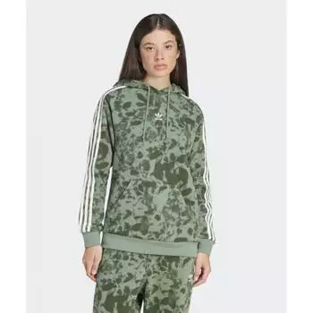 Толстовка adidas AOP зеленая IX5999 XS