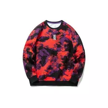 Толстовка Anta All Over Print Crew Neck Sweatshirt Men tops Classic-Red 152211733-1 XXL