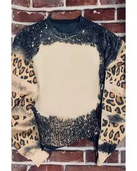 Толстовка Azura Exchange Leopard Tie Dye M чёрный
