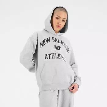 Толстовка большого размера из флиса New Balance Athletics Varsity WT33550AG