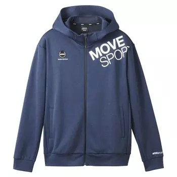 Толстовка Descente Full Zip Hoodie Stretch Training Running Navy L [Move Sports] тёмно-синий