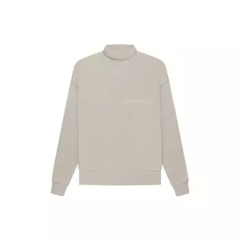 Толстовка Fear of God Essentials с воротником-стойкой и принтом дымчатого логотипа и флисовой подкладкой Топы унисекс Дымчато-серый FOG-SS22-667 L
