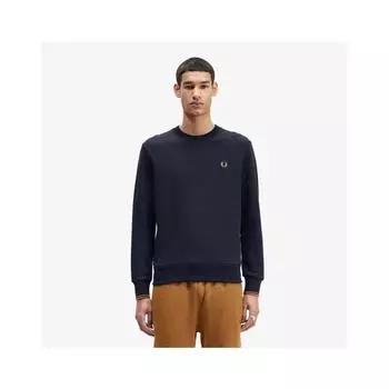 Толстовка Fred Perry с круглым вырезом, темно-синяя Afpm2437535 R63 L