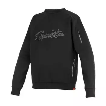 Толстовка Gamakatsu с круглым вырезом GM3756 Black x Black L