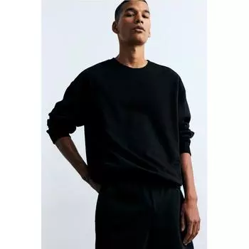 Толстовка HM Loose Fit, черная S