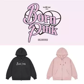 Толстовка на молнии BLACKPINK BACKSTAGE PINK M size