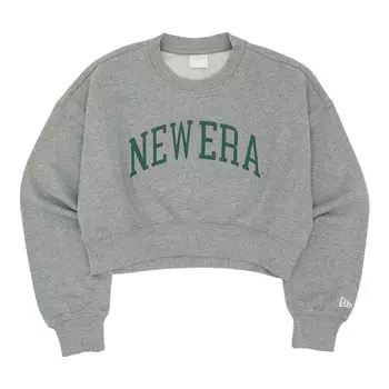 Толстовка ONSPOTZ Custom Made Серый M WS CLCREWNECK OS COLLEGE LOGO GRY [New Era] Женская