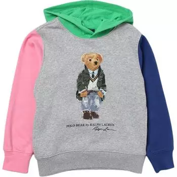 Толстовка Polo Ralph Lauren с принтом и рисунком, детские толстовки с капюшоном, разноцветные 323917432-002 L