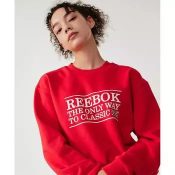 Толстовка REEBOK Classic с надписью Красный 90