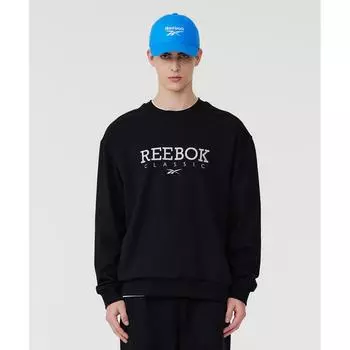 Толстовка REEBOK Classic Vector с большим логотипом, черная