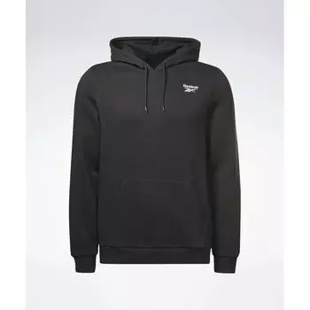 Толстовка REEBOK Small Vector Brushed, черная HG4448 S