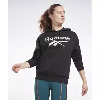 Толстовка REEBOK Vector Brushed W Черная GS9392