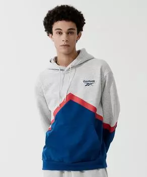 Толстовка REEBOK Vector Color Block Серый Синий 100