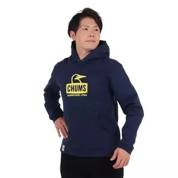 Толстовка с капюшоном Booby Face Pullover Parka [Chums] Мужская темно-синяяжелтая
