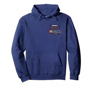 Толстовка с капюшоном Chucky Be Friends Faux Pocket Let s синий
