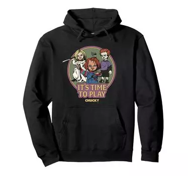 Толстовка с капюшоном Chucky Time to Play Family чёрный
