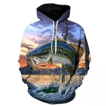 Толстовка с капюшоном Fishing для мужчин с 3D-принтом, забавные толстовки для отдыха на природе, повседневная толстовка с капюшоном Carp Hoodies Hip Hop Mens Clothe, толстовка большого размера L