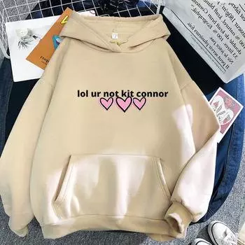 Толстовка с капюшоном Heartstopper унисекс, модная толстовка с капюшоном lol ur not kit Connor, одежда в стиле хип-хоп, толстовка с капюшоном Heartstopper, женская толстовка для мальчиков L