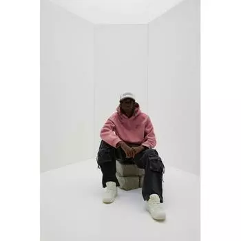 Толстовка с капюшоном HM Printed Loose Fit Pink Napa Valley XS