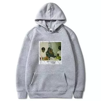 Толстовка с капюшоном Kendrick Lamar Good Kid для мужчин и женщин XS чёрный