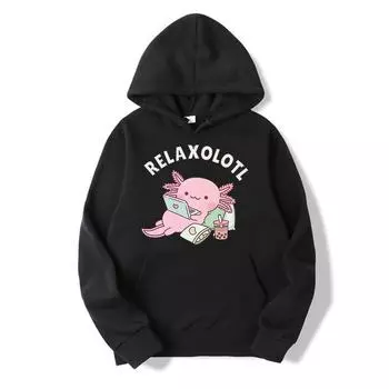Толстовка с капюшоном Leisure Little Monster Printed для мужчин, сезонная, толстовка Super Dalian с капюшоном, простая свитшот с начесом S