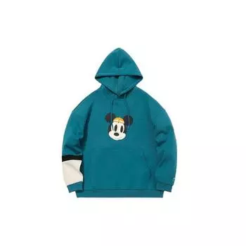 Толстовка с капюшоном Li Ning X Disney Cartoon Print, мужская толстовка с капюшоном Dragonfly-Green AWDQ841-2 S