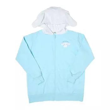 Толстовка с капюшоном на молнии Cinnamoroll 175676 [Sanrio] (щеки пухлые)