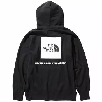 Толстовка с капюшоном North Back Square Logo Black S [The Face] чёрный