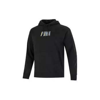 Толстовка с капюшоном Puma Sport Casual Logo Мужская Черный 537706-01 S