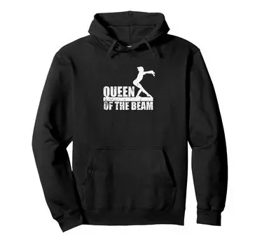 Толстовка с капюшоном Queen of the Beam Athletics чёрный